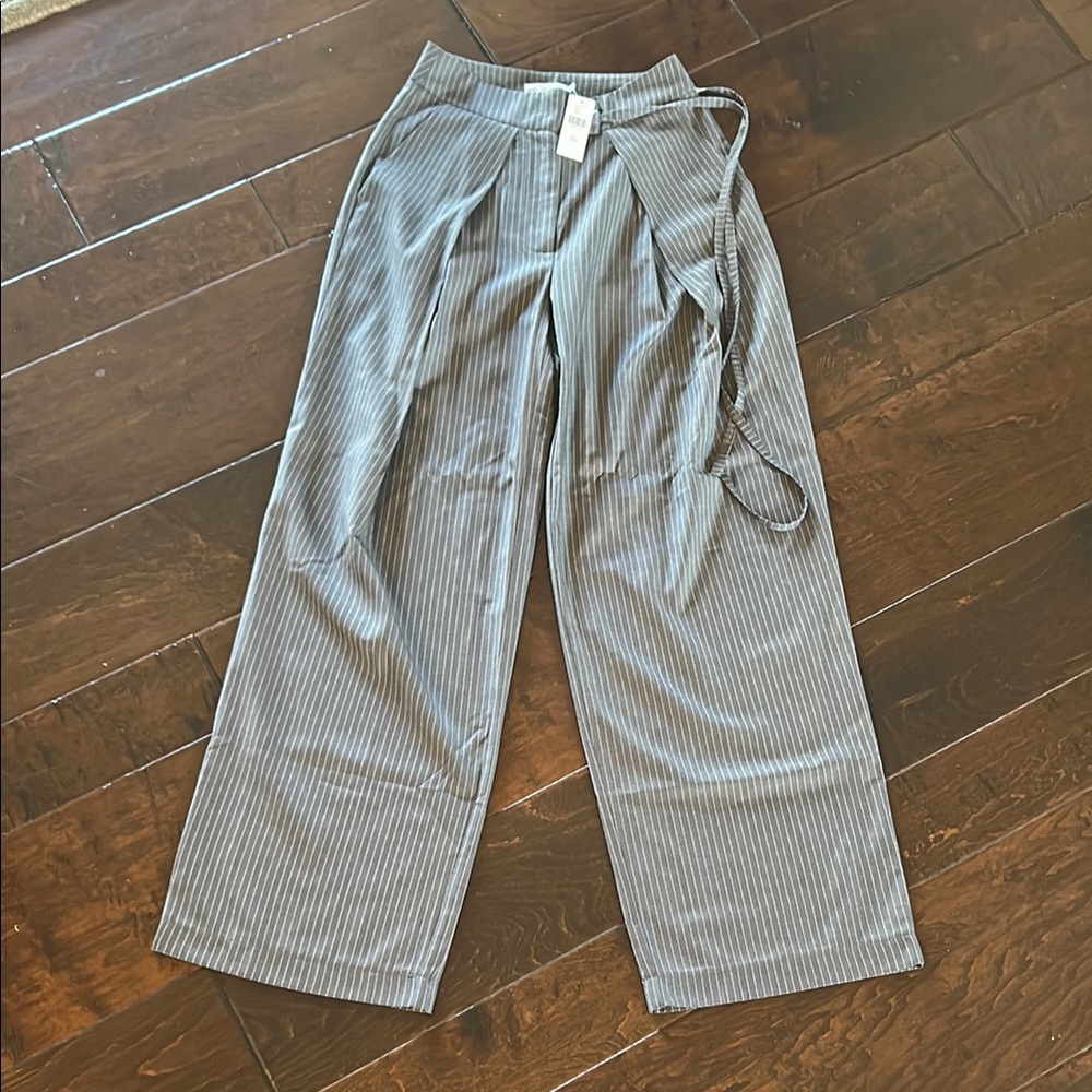 Avec Les Filles Gray Relaxed Trousers